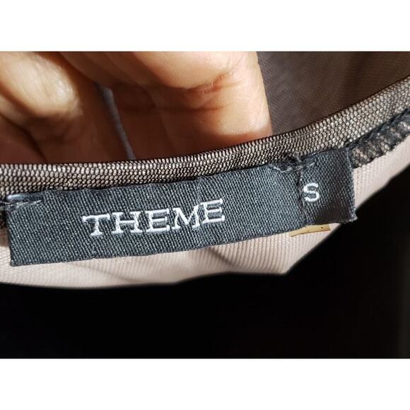 Theme Womens Pink Strapless Belted Off The Shoulder Knee Length Dress Size Small - Picture 7 of 11